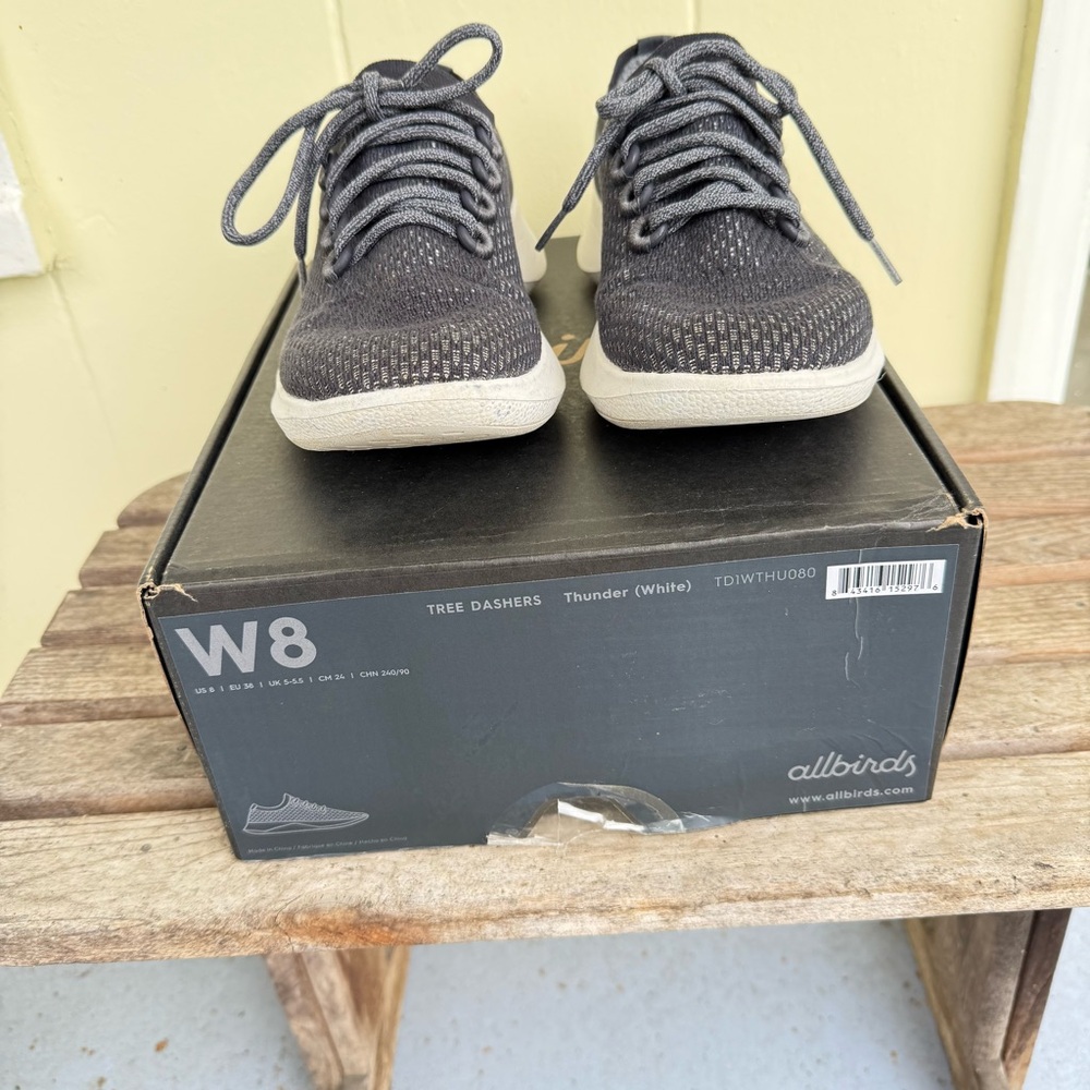 Allbirds Tree Dashers Thunder (White) W 8 - Picture 16 of 16